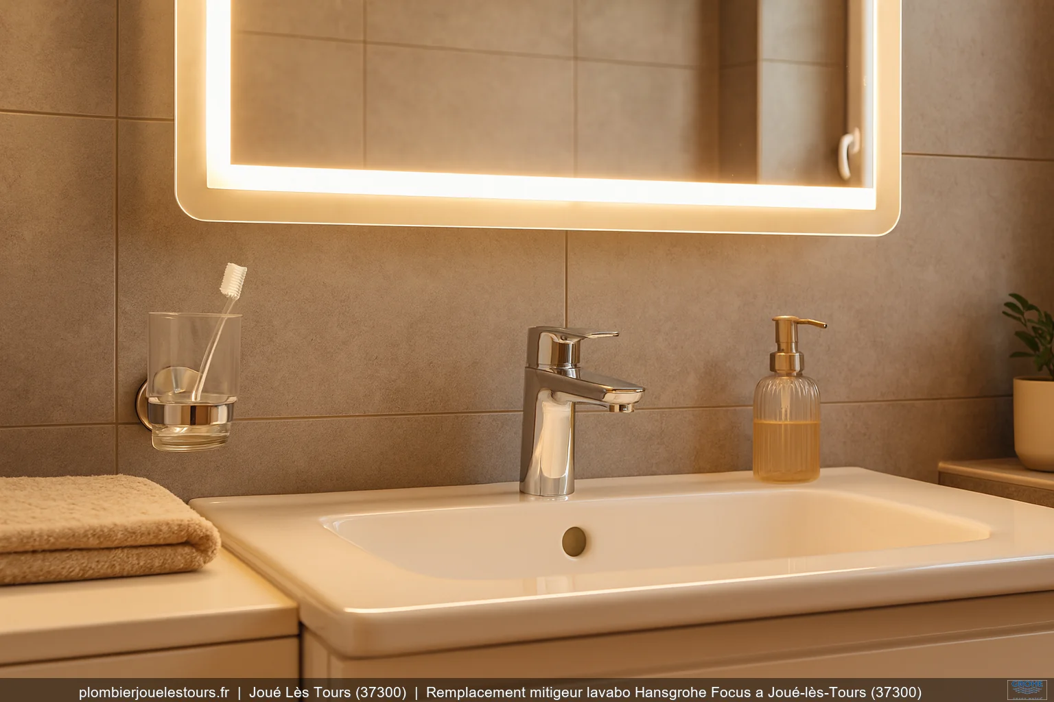 Remplacement mitigeur lavabo Hansgrohe Focus a Joué-lès-Tours (37300)